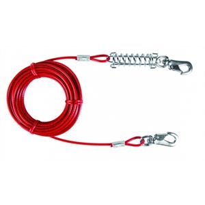 Chane D'Attache rouge pour chiens - 5m test