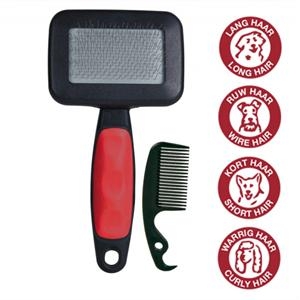 Brosse Slicker avec petit peigne test