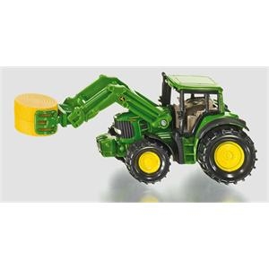 John Deere avec pince  balles Siku test