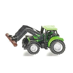 Deutz met houtgrijper Siku test