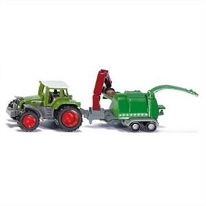 Fendt avec brayeur de branches Siku test