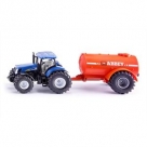 New Holland met 1-assige mestwagen Siku