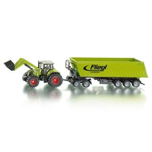 Claas avec chargeur frontal Siku test
