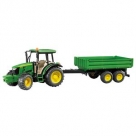 John Deere 5115M met trailer Bruder