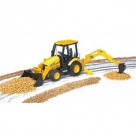 Tracto-pelle JCB MIDI CX + godet arrire Bruder