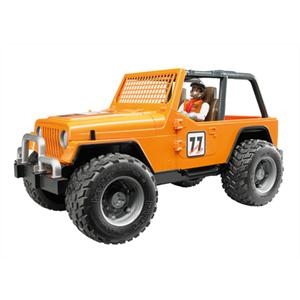 Jeep Cross Country racer orange Bruder test