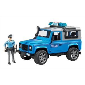 Land Rover Defender politieauto met politieman Bru test
