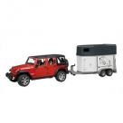 Jeep Wrangler Unlimited Rubicon met paardentrailer