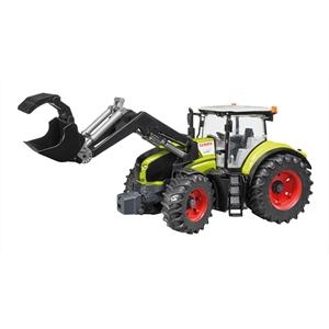 Claas Axion 950 met voorlader Bruder test