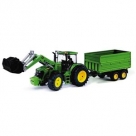 John Deere 7930 avec chargeur et remorque Bruder