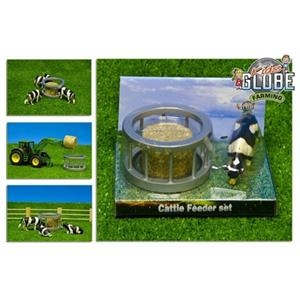 Set nourrissage + paille + vache 1:32 Kids Globe test