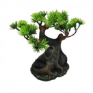 Decoratie Rots Met Bonsai 28,5X17X25cm