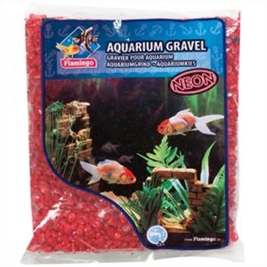 Gravier Neon Rouge 1kg test