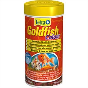 Tetra Goldfish Colour Flakes test