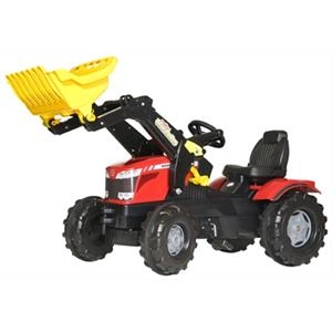 RollyFarmtrac MF 8650 + chargeur Rolly Toys test