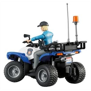 Quad Police avec policire et accessoires Bworld test